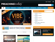 Tablet Screenshot of media.preachingtoday.com